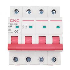 Миниатюрный автоматический выключатель, 4P, 50A, класс C, 6kA (NV821648)