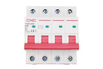 Миниатюрный автоматический выключатель, 4P, 50A, класс C, 6kA (NV821648)