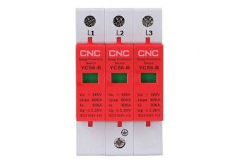 Устройство защиты от импульсных перенапряжений, 3P, класс B, 30-60 кА, 385 В перем. тока (NV821709)