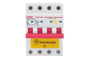 Прерыватель остаточного тока с перегрузкой по току, 4P, 32A, класс C, 30mA, 6kA (NV821952)