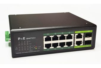 PoE коммутатор 8ch 100Mbps+2G uplink 2 SFP (POE802PRO)