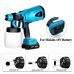 Akumulatora krāsas smidzināšanas pistole 800ML | Makita 18V akumulatoram (002501-1)