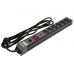 Surge protector power strip with ground 6s 3m (72371)