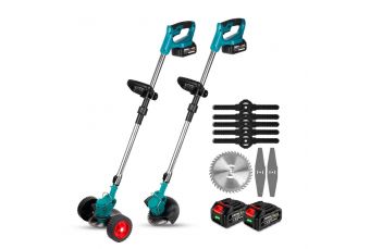 Складной триммер аккумуляторная газонокосилка 1500 Вт | Для аккумулятора Makita 18 В (003089-1)