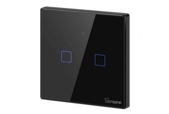 SONOFF Сенсорный выключатель TX Smart Light T3EU2C, Wi-Fi, RF (T3EU2C-TX)
