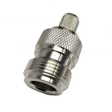 N-female Crimp Connector for RG6 Cable (TV991297)