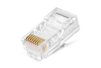 Модульный штекер RJ45 для UTP CAT6, 100 шт (TV992317)