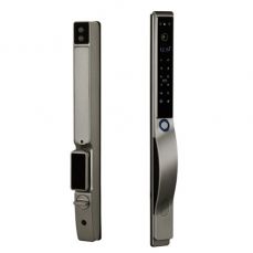 Viedā slēdzene Tuya ar sejas atpazīšanu un pirkstu nospiedumu skeneri (pa labi, uz āru) (TV992874)