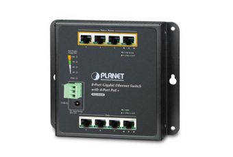 PoE коммутатор 1G 4ch. + 4 восходящих канала, пром. (WGS-804HP)
