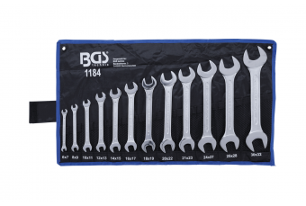 Набор рожковых ключей | 6x7 - 30x32 мм | 12 шт. (1184)