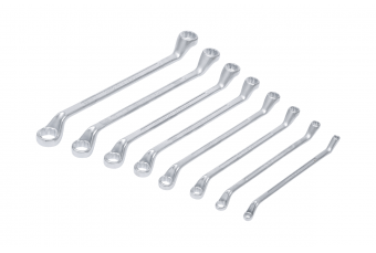 Набор ключей с двойным кольцом 6x7 - 20x22 мм, 8 шт. (1213)