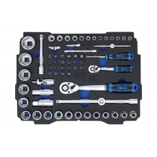 Пенный лоток для BGS BOXSYS1 и 2: набор головок 6,3 мм (1/4") / 12,5 мм (1/2") | BGS systainer® | 65 шт. (3351)