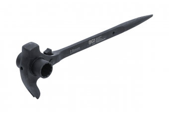 Ключ торцевой с трещоткой для строительных лесов | 4-в-1 | 19 х 22 мм (6777)