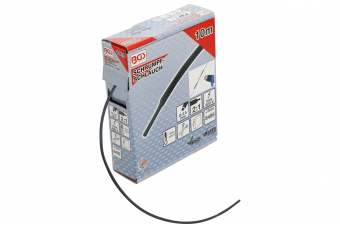 Термоусадочная трубка черная | коробка | Ø 2,5 мм | 10 м (6846)