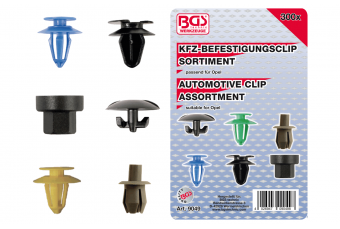 Комплект клипов для автомобилей Opel 300 шт. (9049)