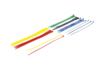 Ассортимент кабельных стяжек | цветные | 4,8 x 300 мм | 50 шт. (80771)