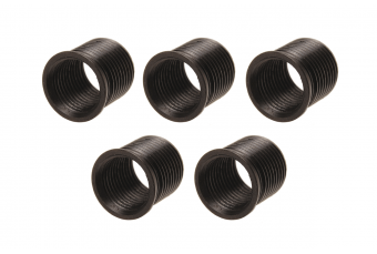 Vītņoti ligzdas ieliktņi, cinkots dzeltenā krāsā, M14 x 19 mm garums, 5 gab. (149-19)