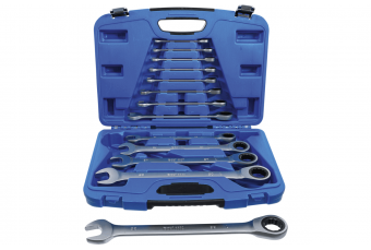 Набор гаечных ключей с трещоткой | 8 - 32 мм | 13 шт. (6542)