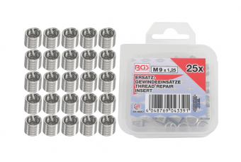 Replacement Thread Inserts | M9 x 1.25 | 25 pcs. (9435-1)
