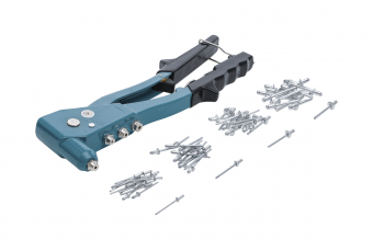 Kniedētājs ar kniežu komplektu 2,4-3,0-4,0-4,8 mm 60 gab (401)