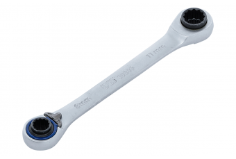 Ключ торцевой с трещоткой 8x9 - 10x11 mm (30809)