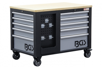 Тележка для мастерских | 2x 5 ящика | 1 кабинет | пустая (4199)