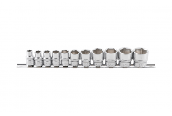 Muciņu komplekts 3/8", 6 leņķi, 5/16." - 7/8", 11 gab (9110)