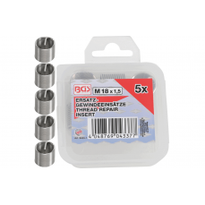 Резьбонарезные вставки M18x1.5, 5 шт. (9433-1)