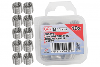 Резьбонарезные вставки M11x1.5, 10 шт. (9436-1)