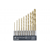 HSS Drill Set | titanium coated | 1.5 - 6 mm | 10 pcs. (50801)