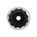 Spark Plug Socket with Rubber mount, 12-point, long | 10 mm (3/8") | 16 mm (2448)