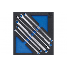 Лоток для инструментов 2/3: Набор гаечных ключей с двойным кольцом 10х11 - 22х24 мм, 6 шт. (4194)