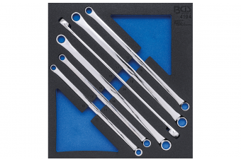 Лоток для инструментов 2/3: Набор гаечных ключей с двойным кольцом 10х11 - 22х24 мм, 6 шт. (4194)