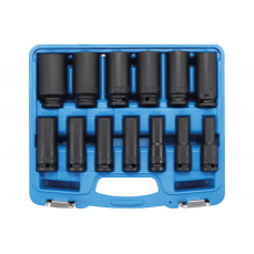 Набор длинных ударных головок (дюйм) 1/2", 7/16" - 1 1/4", 13 шт. (5208)