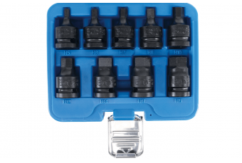 Набор ударных битов | 12,5 мм (1/2 ") | Внутренний шестигранник 5 - 19 мм | 9 шт. (5485)