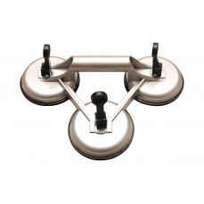 Присоска для стекол с 3 щупальцами (алюминий) до 95кг, 3x115 мм (7996)