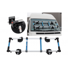 Стеклянная монтажная рамка с 4 присосками 1310 x 280 мм (8817)