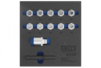 Набор из 12 оправок для оправы замка Mercedes-Benz (9338)