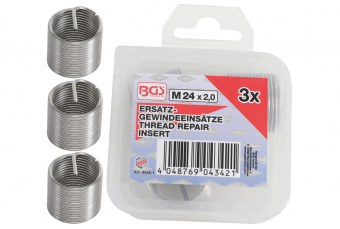 Резьбонарезные вставки M24x2.0, 3 шт. (9438-1)