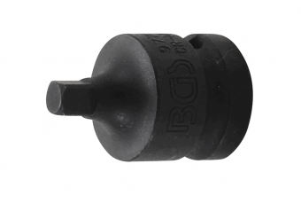 Переходник ударный внутренний квадрат 12.5 мм (1/2") внешний квадрат 6,3 мм (1/4") (9778)