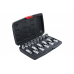 Bit Socket / Socket Set | 12.5 mm (1/2") Drive | T-Star (for Torx) / E-Type | 19 pcs. (95100)