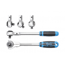 Ключ с храповым механизмом, 3/8 ", головка 360 °, Bgs-technic (113)