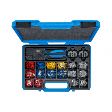 Обжимные клещи с комплектом кабельных наконечников | 1000 шт. (1411)