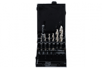 Набор сверл | HSS | кобальтовое покрытие | 1 - 10 мм | 19 шт. (1926)