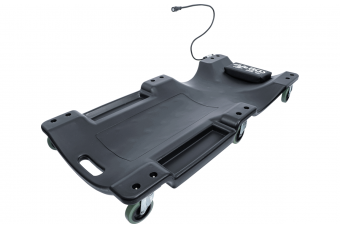 Лежак автослесаря подкатной 103x50x10 cm, Рабочая лампа LED "Bgs-technic" (2996)