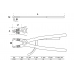 Circlip Pliers | angled | for outside Circlips | 500 mm (6739)