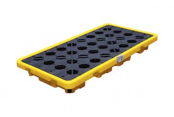 Поддон для сбора масла | с полом с открытой сеткой | для 2 бочек по 200 л (70047)
