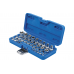 Socket Set, E-Type | 6.3 mm (1/4") / 12.5 mm (1/2") Drive | E4 - E24 | 28 pcs. (70099)