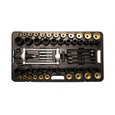 Набор для пресования подшипников и сайлентблоков с гидравлическим цилиндром 10Т (8683)