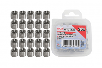Replacement Thread Inserts | M10 x 1.25 | 25 pcs. (9428-1)